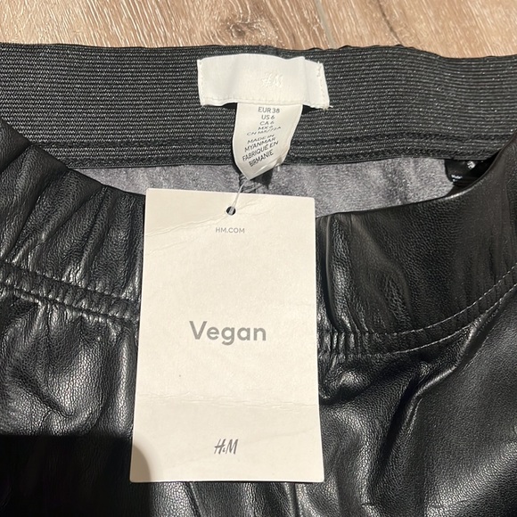 Ladies Faux Leather Pants - Picture 2 of 4